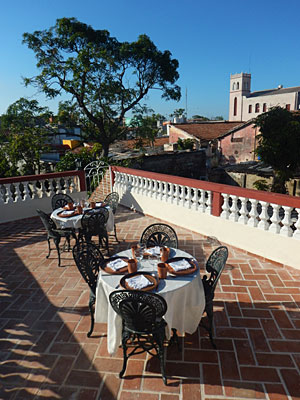 Enjoy your meal on our terrace